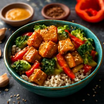 Peanut Butter Tofu Stir-Fry