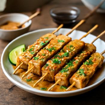 Peanut Satay Tofu Skewers