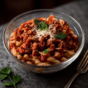 Protein-Packed Beef Ragu with Whole Wheat Pasta