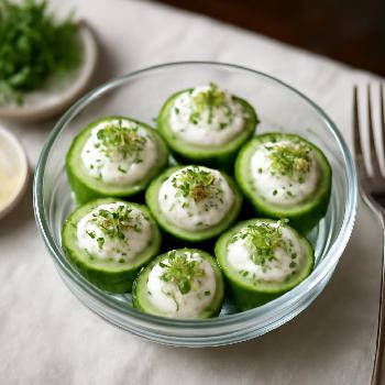 Refreshing Low-Sodium Cucumber Bites