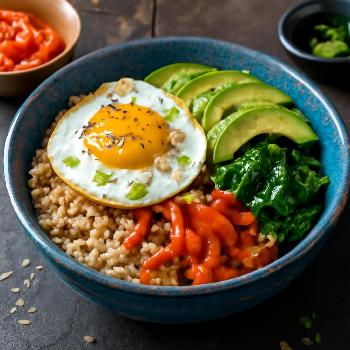 Savory Rice and Egg Breakfast Bowl (Gluten-Free)