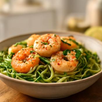 Shrimp Scampi with Zucchini Noodles