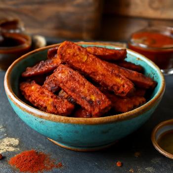 Smoked Paprika Tempeh Bacon