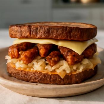 Smoky Tempeh Reuben Sandwich