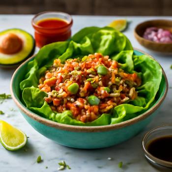 Spicy Tuna Lettuce Wraps (Paleo)