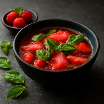 Strawberry Basil Kombucha: A Refreshing Second Fermentation