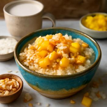 Tropical Paradise Vegan Oatmeal