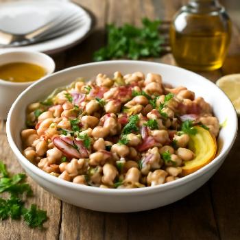 Tuna and White Bean Salad with Lemon Vinaigrette