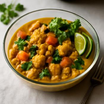 Vegan Turmeric Coconut Curry with Vegetables