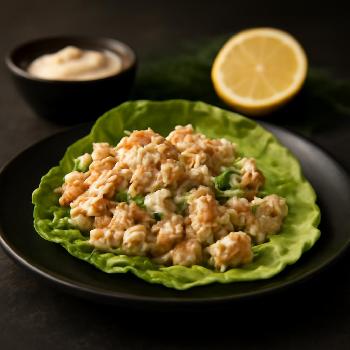 Whole30 Salmon Salad Lettuce Wraps