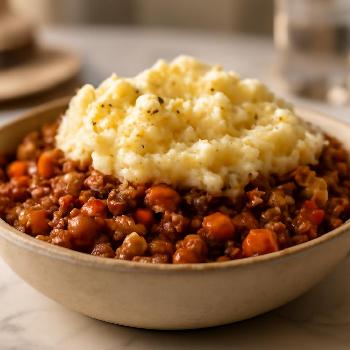 Whole30 Shepherd's Pie with Cauliflower Mash