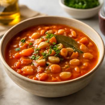 Authentic Greek Fasolia Soup (Bean Soup)