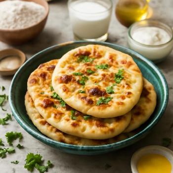 Authentic Homemade Naan Bread