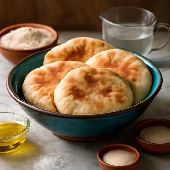Authentic Homemade Pita Bread