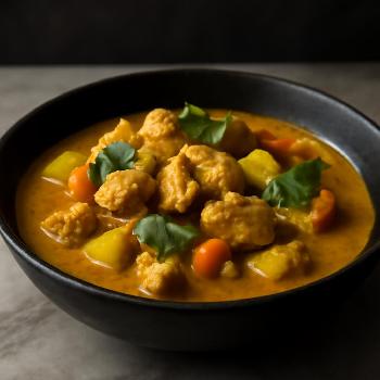 Authentic Thai Yellow Curry with Chicken