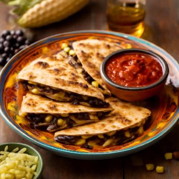 Black Bean and Corn Quesadilla