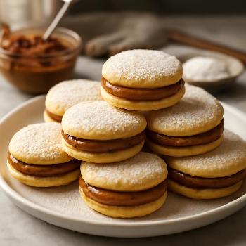 Classic Argentine Alfajores with Dulce de Leche