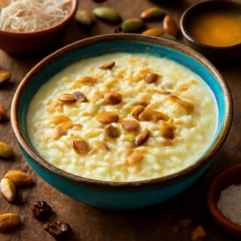 Classic Indian Kheer (Rice Pudding)