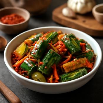 Easy Cucumber Kimchi (Oi Sobagi)