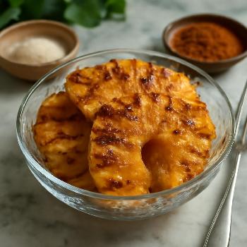 Grilled Pineapple with Cinnamon-Sugar: A Brazilian Delight