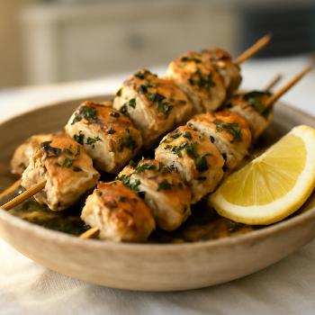 Lemon-Herb Chicken Souvlaki