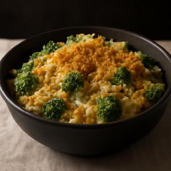 Classic Cheesy Broccoli Rice Casserole