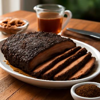 Coffee-Rubbed Smoked Brisket