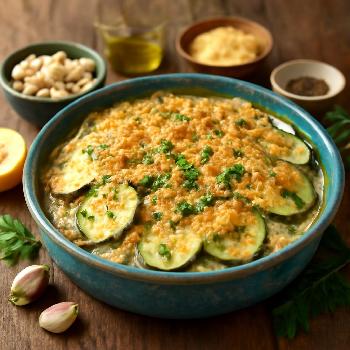 Creamy Vegan Zucchini Bake