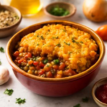Hearty Vegan Lentil Shepherd's Pie