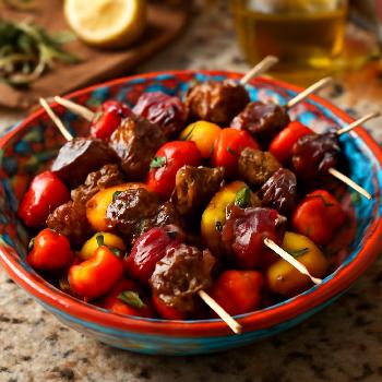 Mediterranean Grilled Lamb Kebabs
