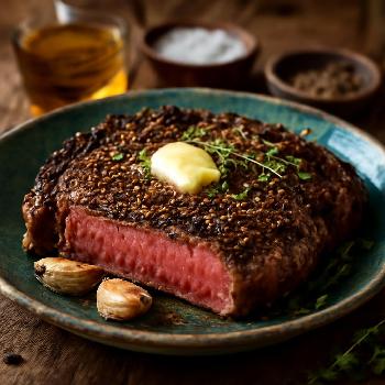 Reverse Seared Ribeye Steak