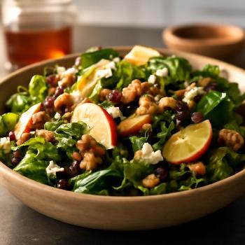 Apple Walnut Salad with Maple Vinaigrette