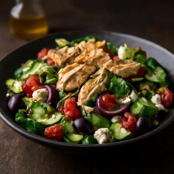 Authentic Greek Chicken Salad