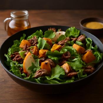 Autumn Harvest Salad with Maple-Dijon Vinaigrette