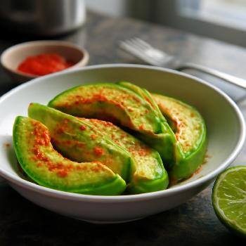 Avocado Slices with Chili Lime