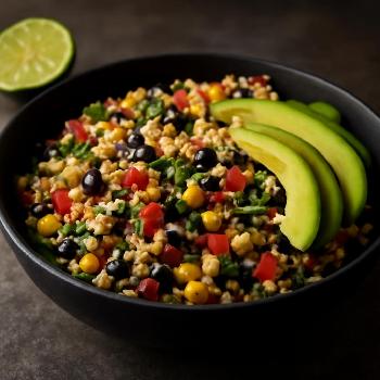 Black Bean and Corn Quinoa Salad