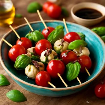 Classic Caprese Skewers