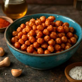 Crispy Chickpeas for Salad Bar