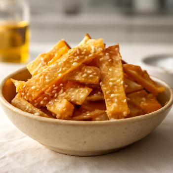 Easy Air Fryer Wonton Strips