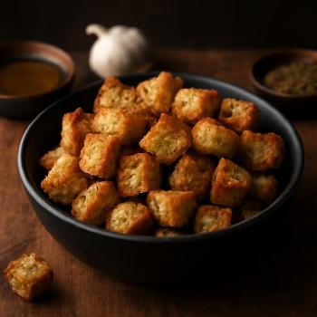 Homemade Garlic Herb Croutons