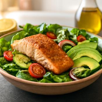 Low-Carb Salmon Avocado Salad