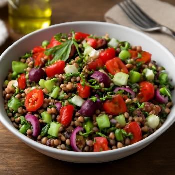 Mediterranean Lentil Salad