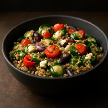 Mediterranean Quinoa Salad Bar