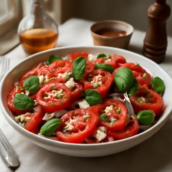 Mediterranean Tomato and Onion Salad