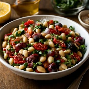 Mediterranean White Bean Salad
