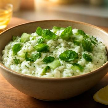 Mint & Cucumber Yogurt Salad Topping