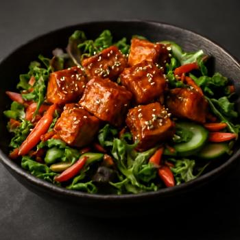 Sesame Ginger Tofu Salad