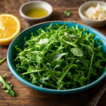 Simple Arugula Salad with Lemon Vinaigrette