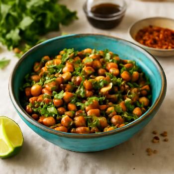Spicy Cilantro Peanut Crunch