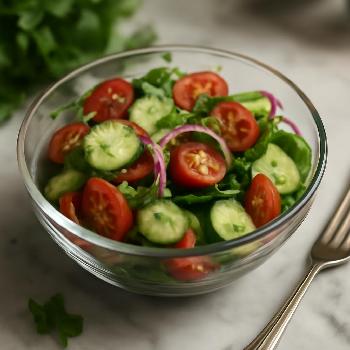 Zesty Cucumber and Tomato Salad